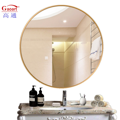 Home Wineshop Decorazione nordica della camera da letto con specchietto originale rotondo e luce di lusso