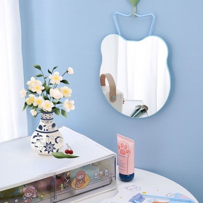 Mini Rotondo Custom Pocket Heart Shaped Regolabile Light Makeup Mirror per donna Dressing