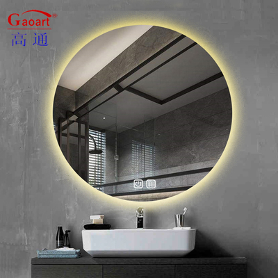 Licenziato Silver Mirror Antifog Makeup Defogger Fogless Shower Wall Hanging per il bagno