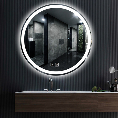 Licenziato Silver Mirror Antifog Makeup Defogger Fogless Shower Wall Hanging per il bagno
