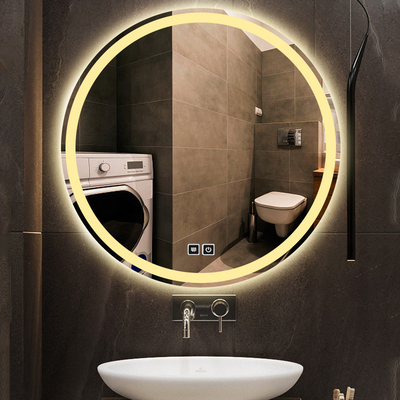 Licenziato Silver Mirror Antifog Makeup Defogger Fogless Shower Wall Hanging per il bagno