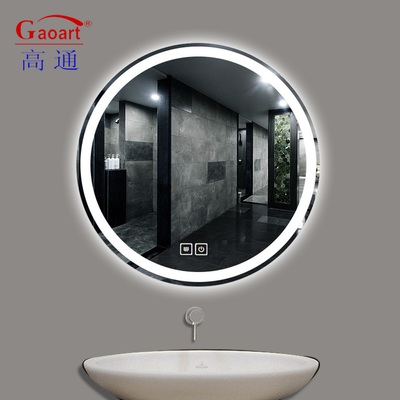 Licenziato Silver Mirror Antifog Makeup Defogger Fogless Shower Wall Hanging per il bagno