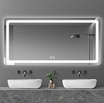 Luce specchio bagno LED in design moderno per trucco portatile intelligente doccia senza nebbia