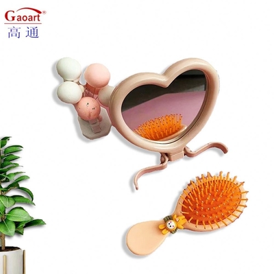 Lady Dressing in forma di cuore Tasca regolabile trucco Compatto Mini Specchio con Qualit