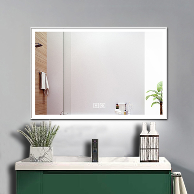 Modern Led Defogger Parete Bagno Bagno Illuminato Decor Piccolo Specchio Per Illuminazione