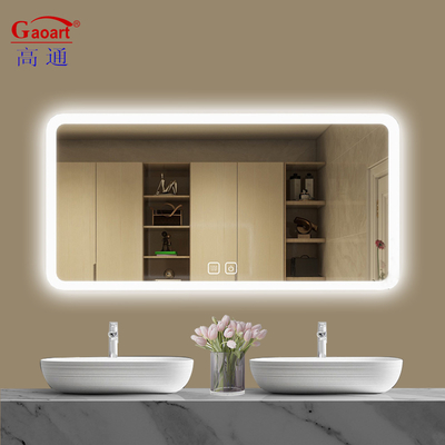 Grandi specchieri a LED di camera da letto nera per la decorazione del bagno a grandezza completa nel prodotto dell'hotel