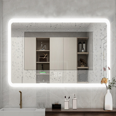 Grandi specchieri a LED di camera da letto nera per la decorazione del bagno a grandezza completa nel prodotto dell'hotel