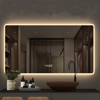 Grandi specchieri a LED di camera da letto nera per la decorazione del bagno a grandezza completa nel prodotto dell'hotel