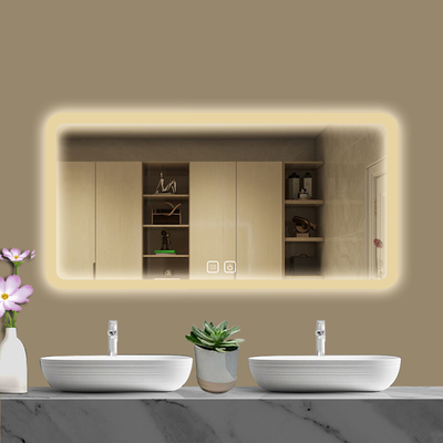 Grandi specchieri a LED di camera da letto nera per la decorazione del bagno a grandezza completa nel prodotto dell'hotel
