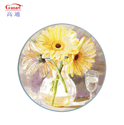 Accessori per la decorazione del tavolo Tipo tappetini cuscinetti per tutte le stagioni Mini copertura in vetro trasparente per alimenti