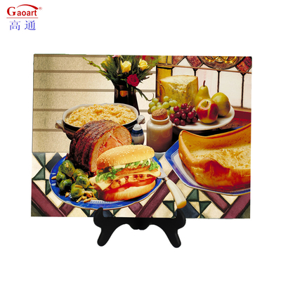 Stile Glam Design Tavola di taglio in vetro temperato trasparente per il formaggio di Natale