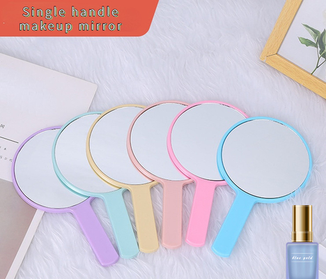 Tavolo cosmetico quotidiano Mini Taschino trucco Cerchio specchio Logo personalizzabile e design carino