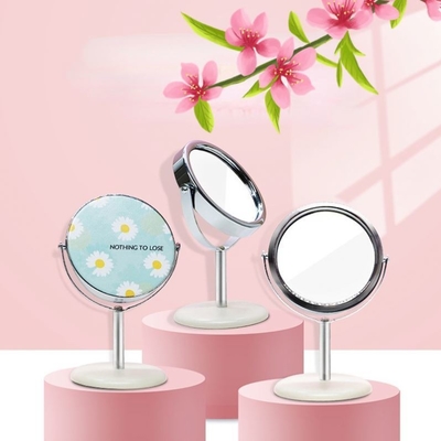 Piccolo Pocket Rotondo Portatile Decorazione Casa Specchio Cosmetico con imballaggio personalizzato e logo