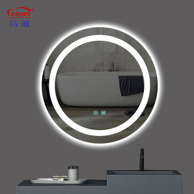 Smart Touch Screen LED Specchio del bagno per hotel Dimensioni personalizzate Specchio di decorazione a guinzaglio