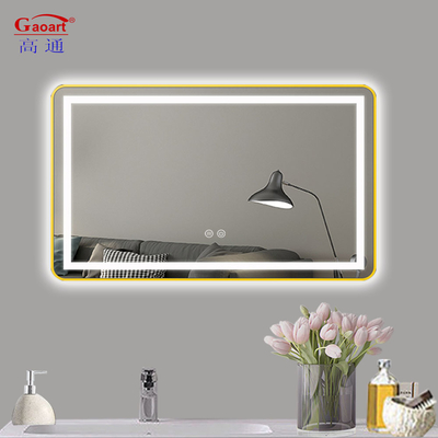 Lampada a specchio a LED per bagno senza cornice per hotel salone decorazioni domestiche Smart touch screen