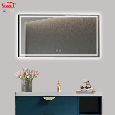 Lampada a specchio a LED per bagno senza cornice per hotel salone decorazioni domestiche Smart touch screen