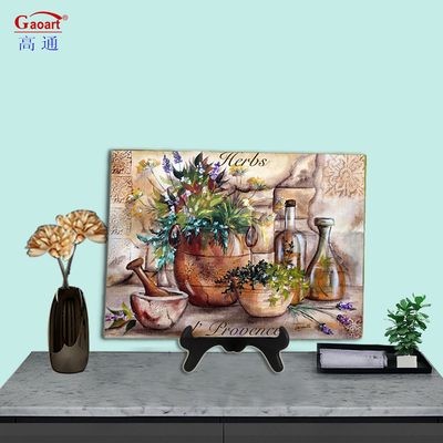 Modem Design All-Season Tempered Glass Cheese Slice Placemats per il taglio e la servitura