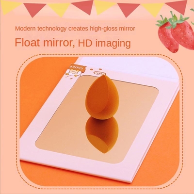 Moderno stile quadrato cerchio di tasca compatto Mini specchio cosmetico per le occasioni quotidiane