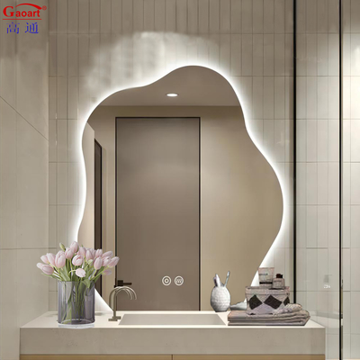 Moderno design illuminato Infinity Rotondo LED Specchio di luce per Smart Fitness bagno