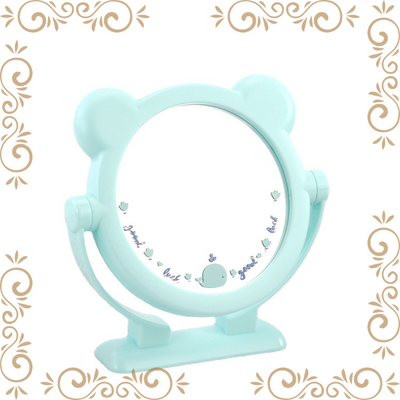 Modern Compact Vanity Table Makeup Mirror con design carino e materiale in vetro 100 Pcs