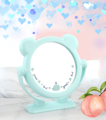 Modern Compact Vanity Table Makeup Mirror con design carino e materiale in vetro 100 Pcs