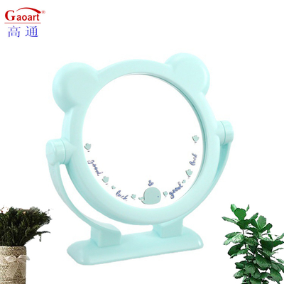 Modern Compact Vanity Table Makeup Mirror con design carino e materiale in vetro 100 Pcs