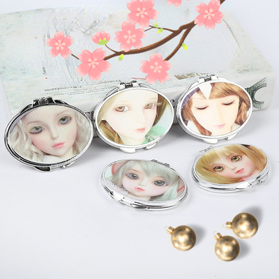 Mini Desk Compatto Make-up Cosmetico Vanity Dressing Standing Portatile Specchio Make-up