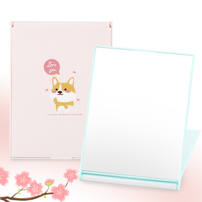 Standing Top Piccolo Desktop Make-up Viaggi Cosmetico Specchio L'elenco Make-up Table