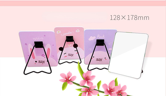 Viaggi Cosmetici Tavolo Superiore Stand Stand Portatile Makeup Specchio da scrivania per Cute Desktop