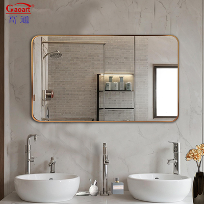 Ogni giorno Occasione La forma Moderna Grande Cornice Dorata Specchio Appeso per Decorazione Artistica a Parete