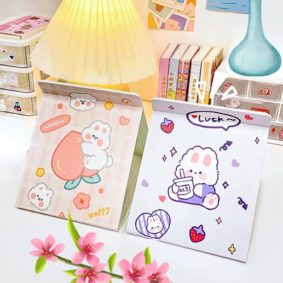 Extra LOGO Yes Cute Heart Shaped Foldable Makeup Mirror per viaggi e cosmetici