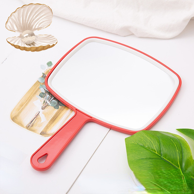 Extra LOGO Sì Piccolo Specchio a mano Compatto Costume Dressing Makeup Portatile Tenuto per il giorno
