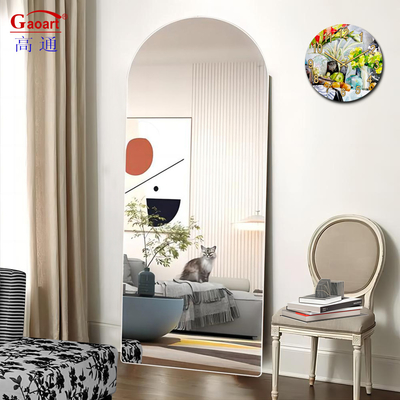 Moderno elegante corpo intero lunghezza bagno Decorazione murale Specchio per camera da letto Stand abito