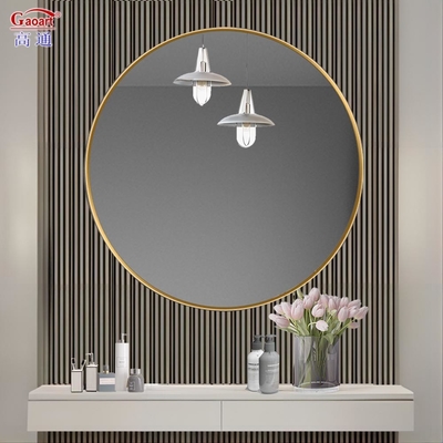 Dimensione personalizzata stile rettangolare specchio da parete in vetro argento per la decorazione moderna della camera da letto