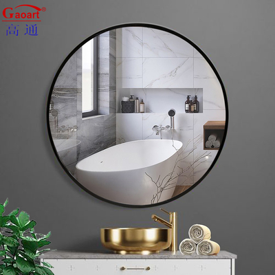 Home Vinificio Vintage Bagno antico Bagno rotondo Decorazione della casa Specchio a cornice di plastica