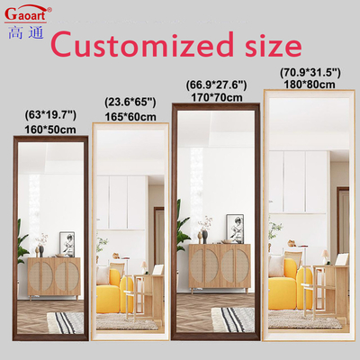 Specchio di vetro contemporaneo Vintage Arco antico Bagno Decorazione domestica Cornice di plastica