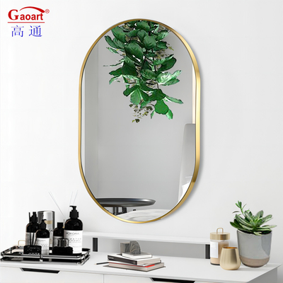 Home Specchio decorato con vetro e design raffinato