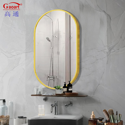 Specchio da bagno in lega di alluminio per specchi ovali in dimensioni personalizzate