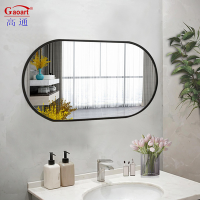 Specchio da bagno in lega di alluminio per specchi ovali in dimensioni personalizzate