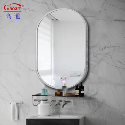 Specchio da bagno in lega di alluminio per specchi ovali in dimensioni personalizzate