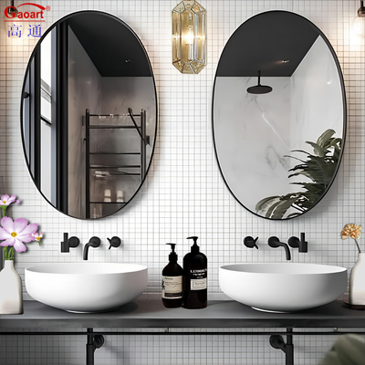 Specchio in cornice conveniente e elegante per l'arredamento e l'arredamento di case moderne