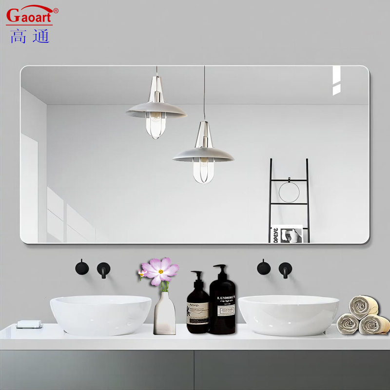 Grande casa adesivo Specchio igienico in stile moderno per la decorazione del bagno semplice di alta moda