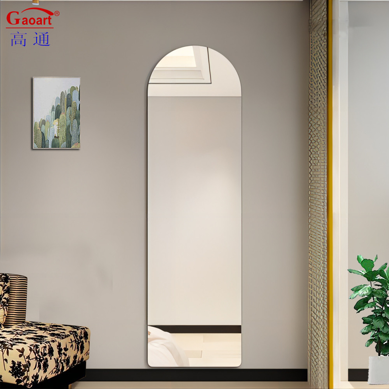 Specchio murale moderno con vetro infrantabile Moda Decorativo per la casa Bagno Specchio montato