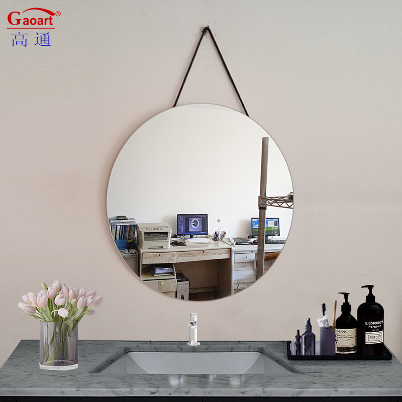 Specchio di vetro rotondo per la decorazione degli hotel