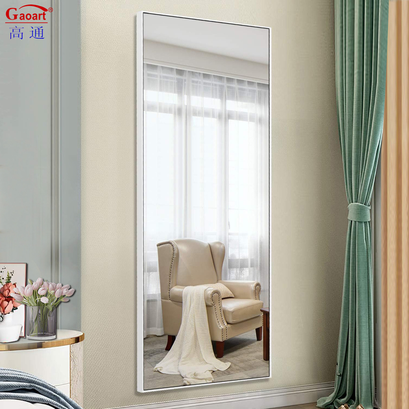 Specchio in vetro in stile europeo Abbigliamento di lunghezza completa Bagno elegante Sala d'ingresso Arredamento alberghiero