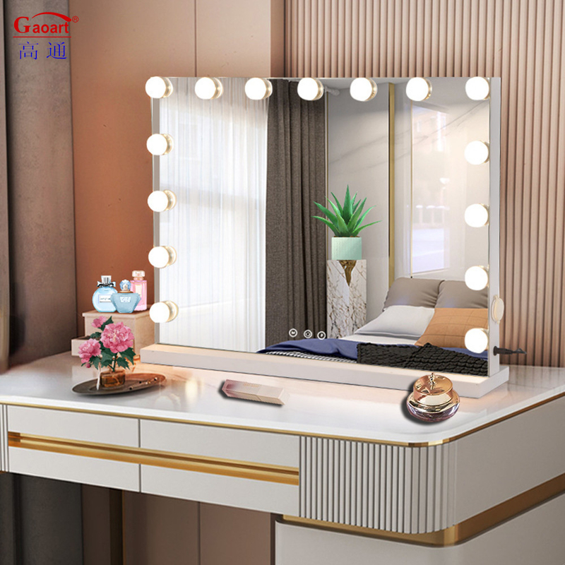 Popular Design Hollywood Vanity Lampada per il trucco Metallo e vetro Specchio incluso
