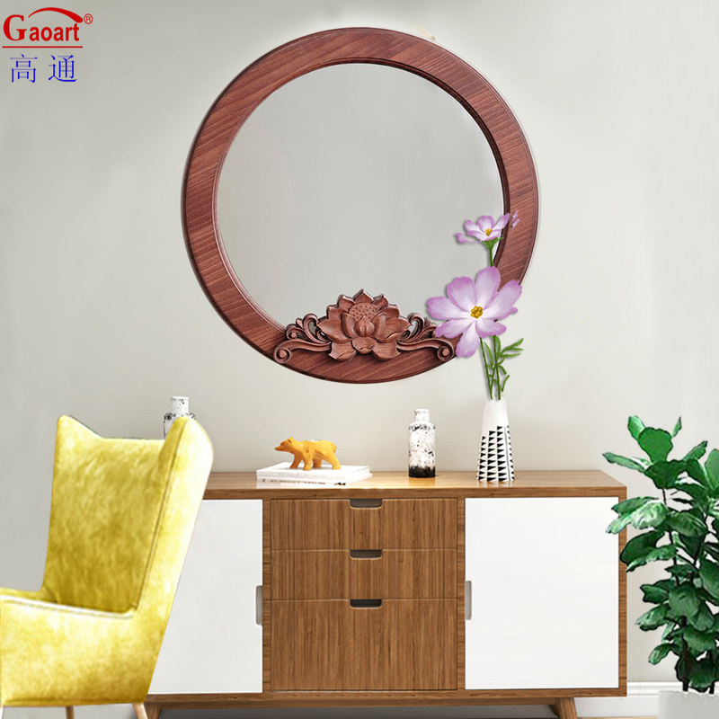 Specchio a telaio di legno per il soggiorno in stile design contemporaneo Arco Decorazione muraria