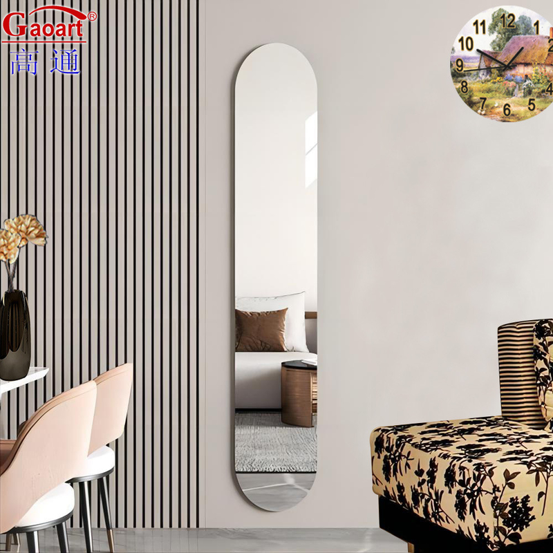 Moderno stile metallo hotel bagno vetro specchio a beveled per la decorazione della casa