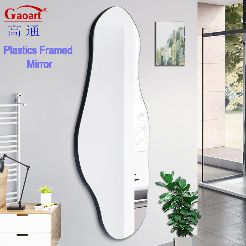 Specchio a taglia completa personalizzato per il lusso Art Deco vetro da bagno in top fashion design
