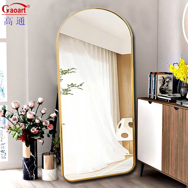 Grande corpo a tutta lunghezza Piano di abbigliamento murale specchio in stile di design contemporaneo